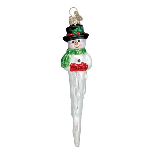 Icicle Snowman Holiday Ornament Keepsake | Old World Christmas NWT - Picture 4 of 4
